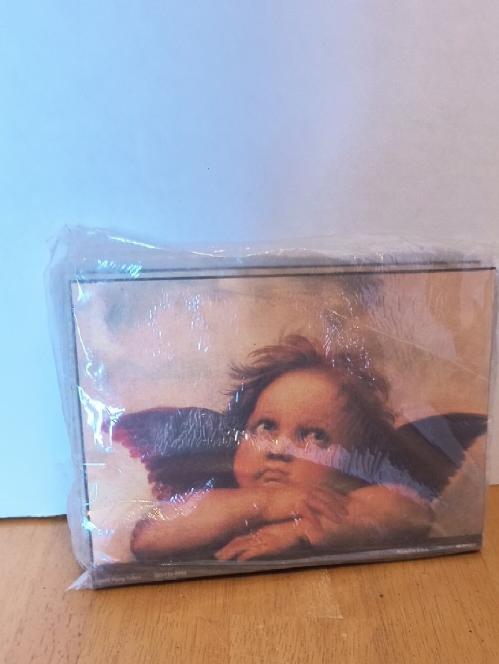 Vintage 1995 Pair of Cherub Angel Prints Raphael B3 - Picture 3 of 4